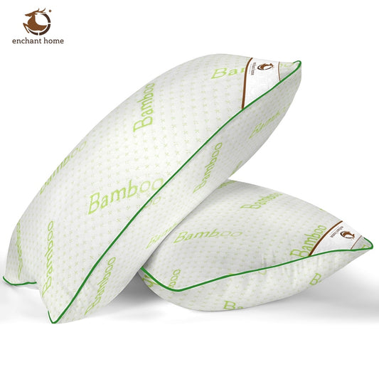 Standard Size Bamboo Pillow (Pack of 1) - White