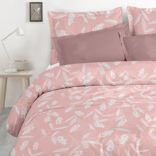 Satin Glory 200 TC Pure Cotton Double Bedsheet - Peach