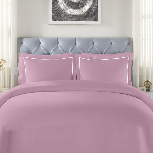 Elegance 250 TC King Bedsheet - Cameo Rose