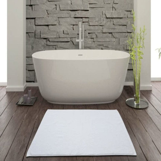 Pure Cotton, 825 GSM Bath Mat - White