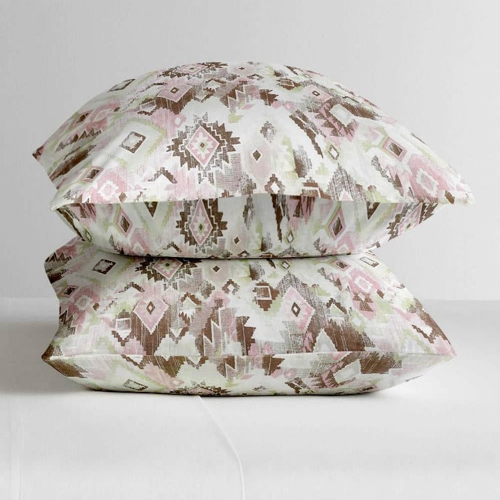 Satin Glory 200 TC Pure Cotton Double Bedsheet - Pink