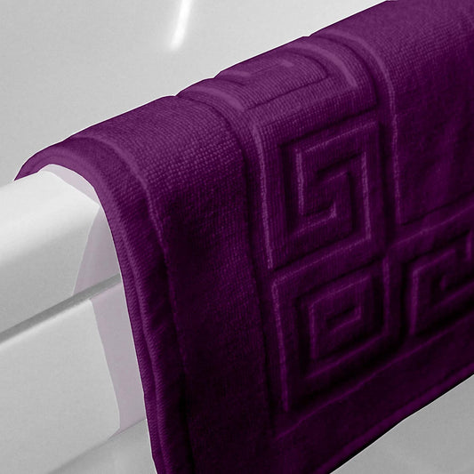 Pure Cotton, 825 GSM Bath Mat - Wine