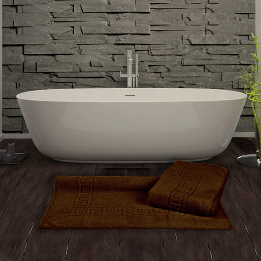 Pure Cotton, 825 GSM Bath Mat - Brown