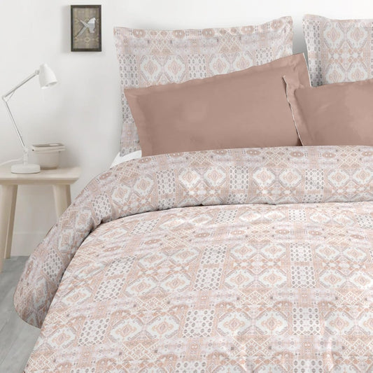 Satin Glory 200 TC Pure Cotton Double Bedsheet - Orange