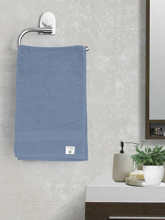 650 GSM Pure Cotton Hand Towel - Cadet Blue