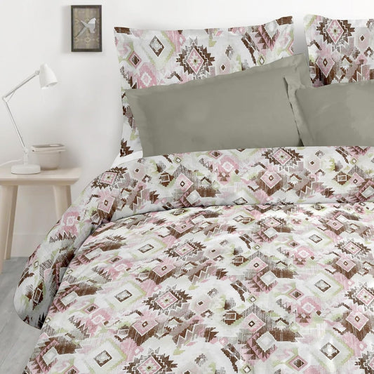 Satin Glory 200 TC Pure Cotton Double Bedsheet - Pink