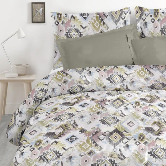 Satin Glory 200 TC Pure Cotton Double Bedsheet - Green