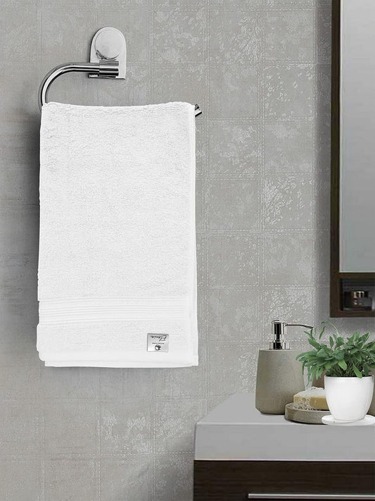 650 GSM Pure Cotton Hand Towel - Snow White