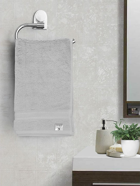 650 GSM Pure Cotton Hand Towel - Light Grey
