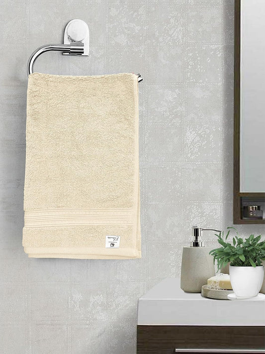 650 GSM Pure Cotton Hand Towel - Cream