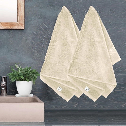 650 GSM Pure Cotton Hand Towel - Cream