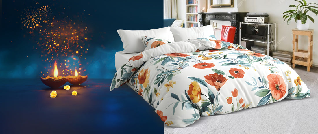 Celebrate Diwali with Enchant Home’s Festive Bedding Collection