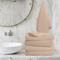 Pure Cotton Waffle Hand Towels - Beige