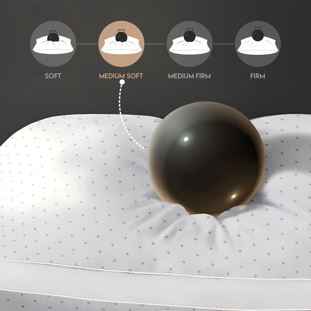 Standard Size Ultrasonic Pillow (Pack of 1) - White