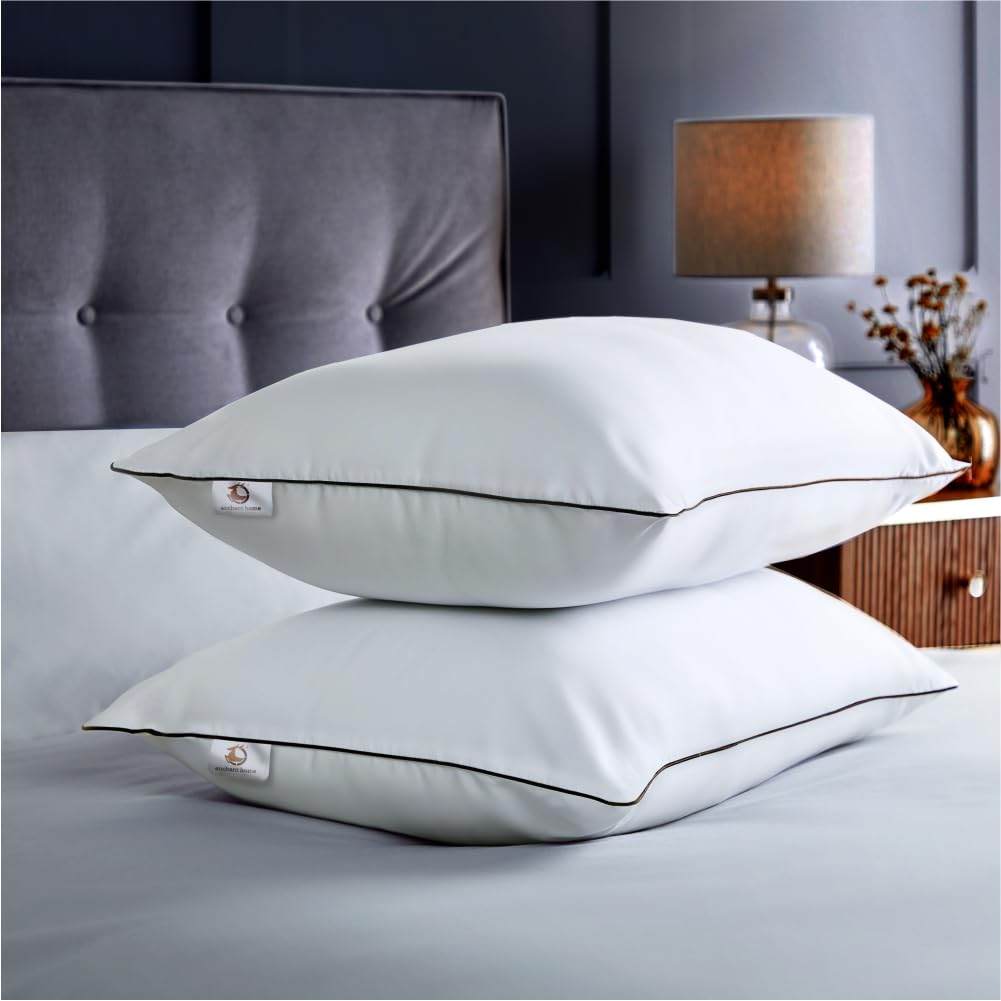 Microfiber Standard Size Pillow (Pack of 2) - White