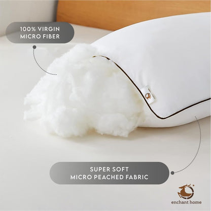 Microfiber Standard Size Pillow - White