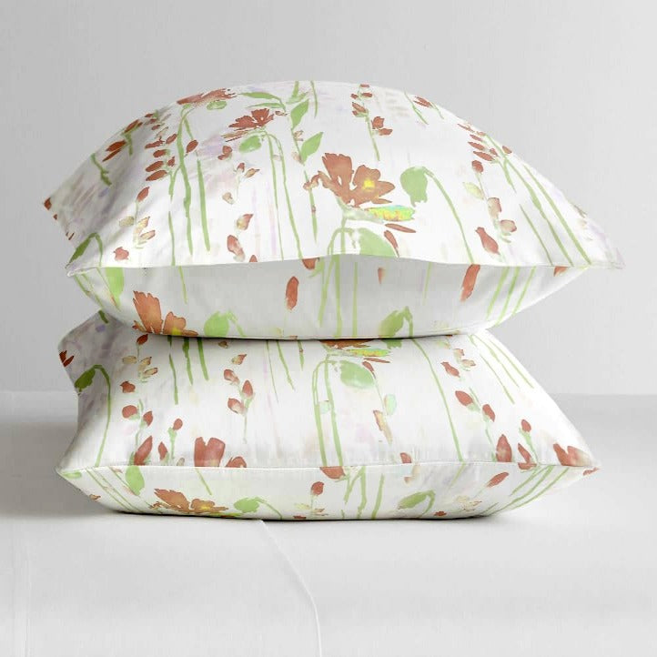 Satin Glory Pure Cotton Double Bedsheet- Dark Red
