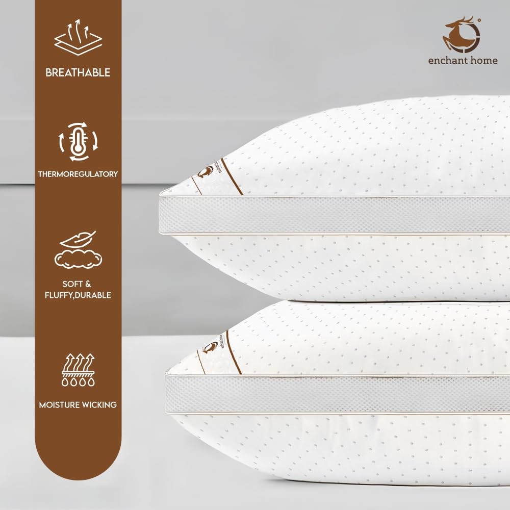 Standard Size Ultrasonic Pillow (Pack of 1) - White
