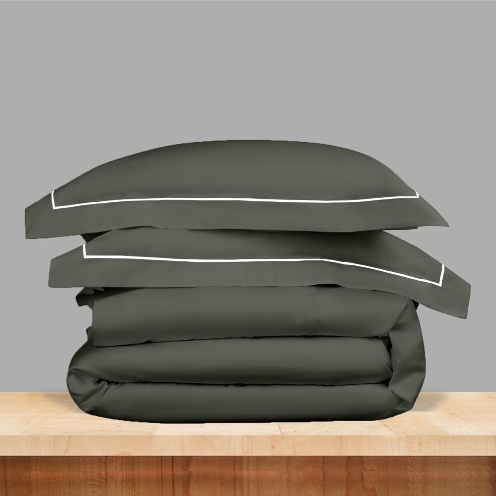 Elegance 250 TC King Bedsheet - Dark Green