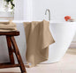 Pure Cotton Waffle Bath Towel - Beige