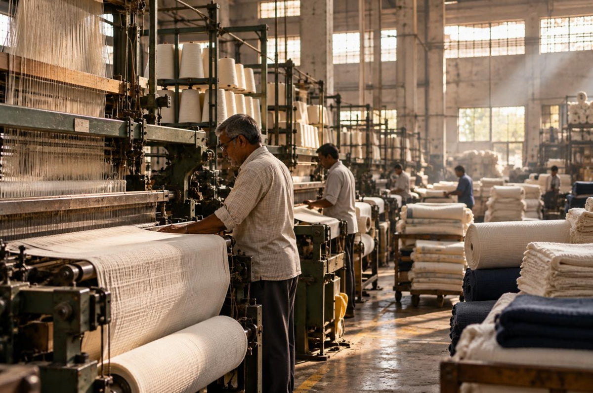 Three generations in textiles.