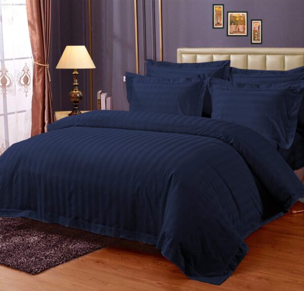 king size bedsheet navy blue color