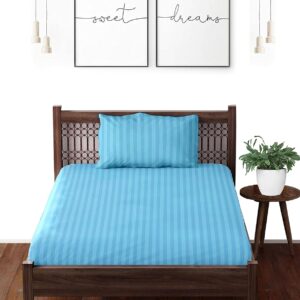 single size bedsheet sky blue color
