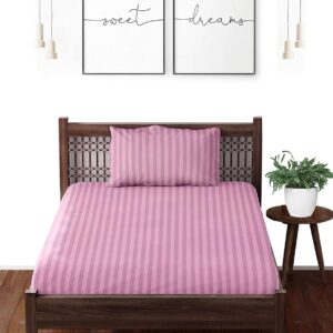 single size bedsheet pink color