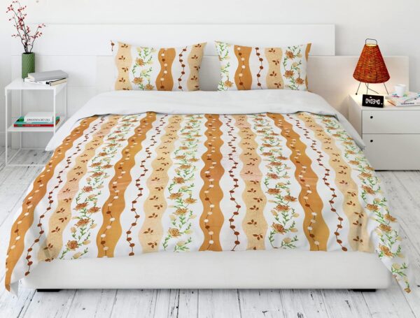 pure cotton double bed sheet multicolor