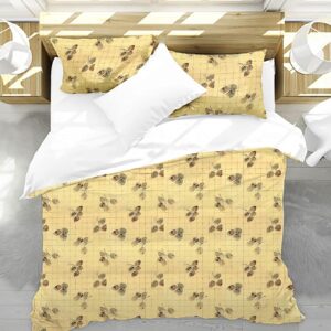 pure cotton double bed sheet yellow