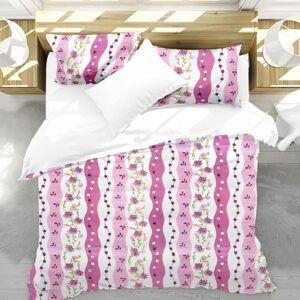 pure cotton double bed sheet pink